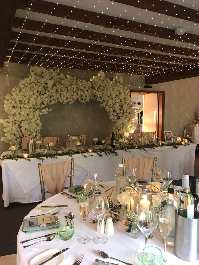 Fairy lighting at Langshott Manor