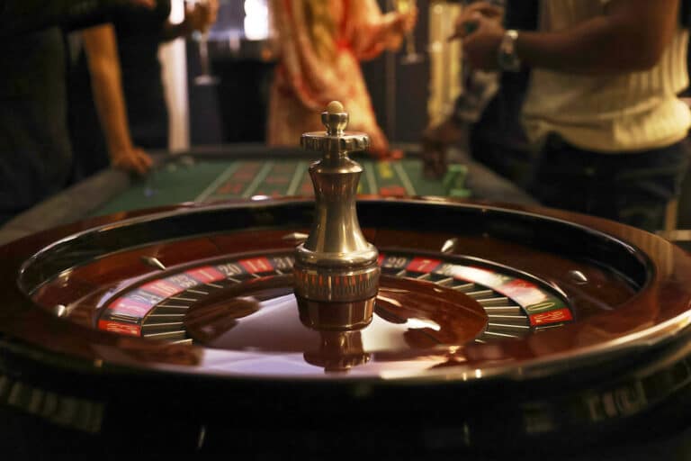 Roulette table hire at a London event